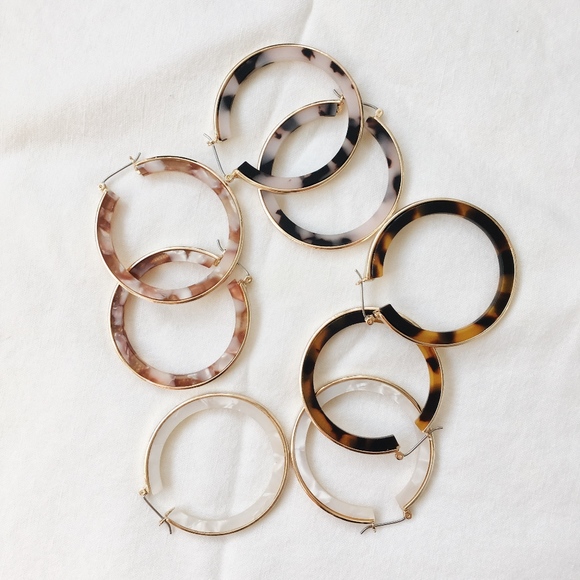 JACKIE O Hoops - TORTOISE - Picture 2 of 4